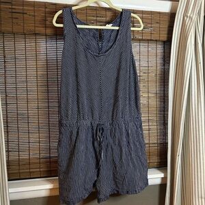 Calson Striped Sleeveless Romper